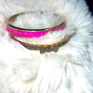 Beautiful Set of bangles kate spade + Marc by Marc Jacobs make your offer!